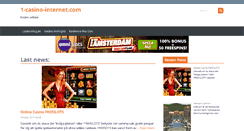 Desktop Screenshot of 1-casino-internet.com