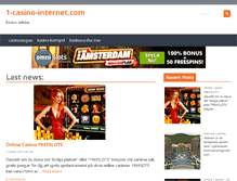 Tablet Screenshot of 1-casino-internet.com